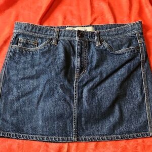 GAP Classic Blue Denim Mini Skirt